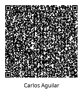 contact information in QR code