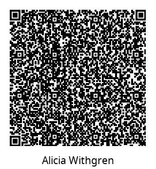 contact information in QR code