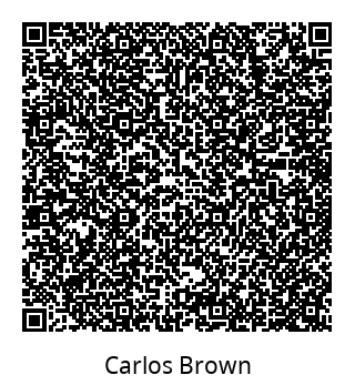 contact information in QR code