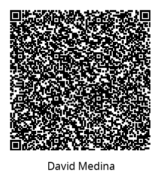 contact information in QR code